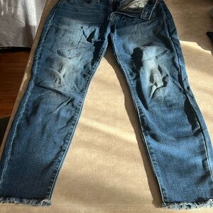 Lucky brand jeans size 10- ankle length